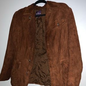 Ralph Lauren Purple Label Suede Jacket